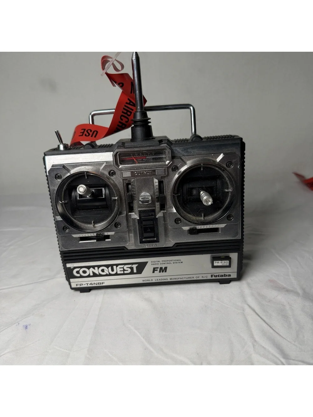 Vintage Futaba Conquest FP-T4NBF 4-Channel FM RC Transmitter 72MHz Aircraft Radi